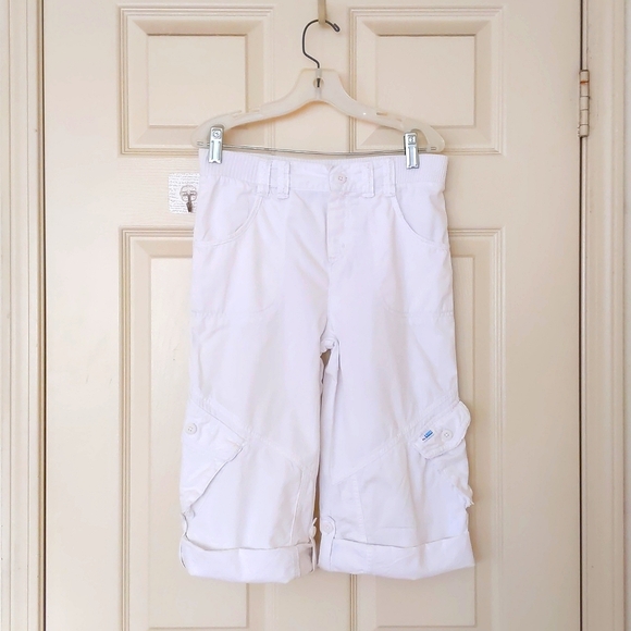 The Children's Place 100% Cotton Cropped Cargo Pant with Adjustable Length. - Picture 1 of 8